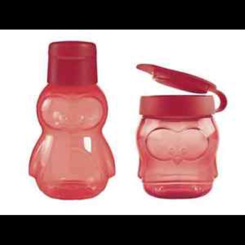 Tupperware monkey snack set